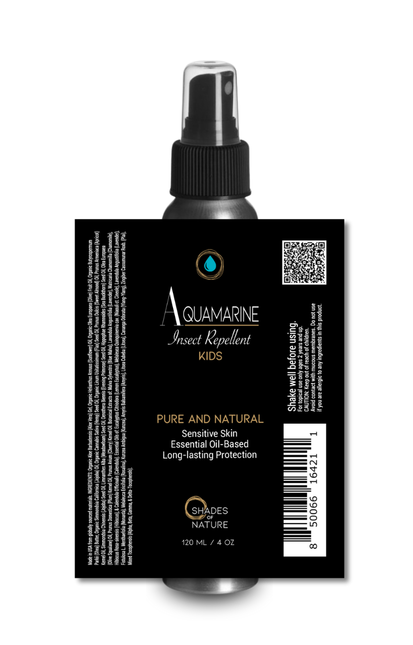 AQUAMARINE ~ Insect Repellent Spray - (Babies - Sensitive skin)