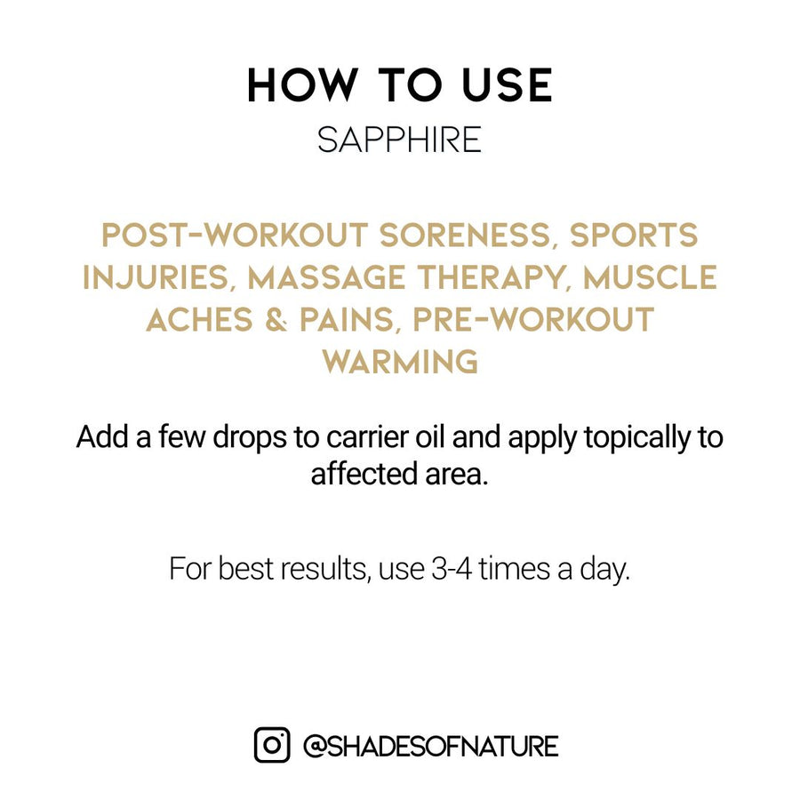 SAPPHIRE ~ MyoSport Relief - Sapphire