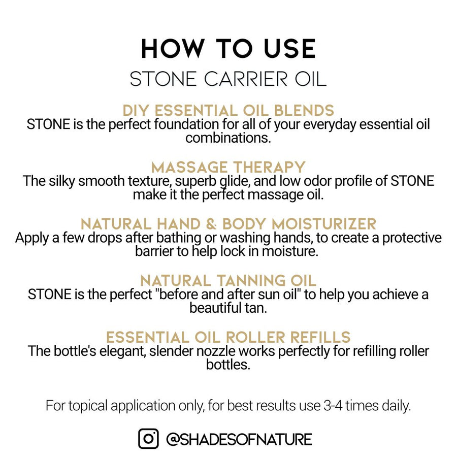 STONE ~ Multi-Purpose Carrier Oil