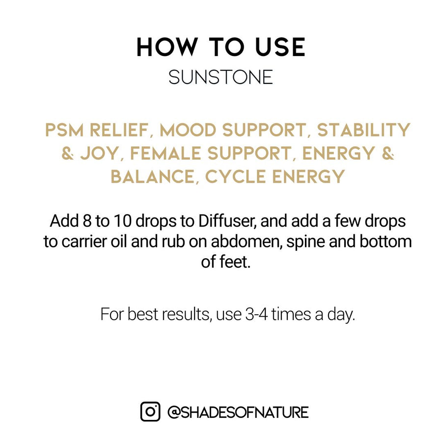 SUNSTONE ~ Hormone Stability - Sunstone
