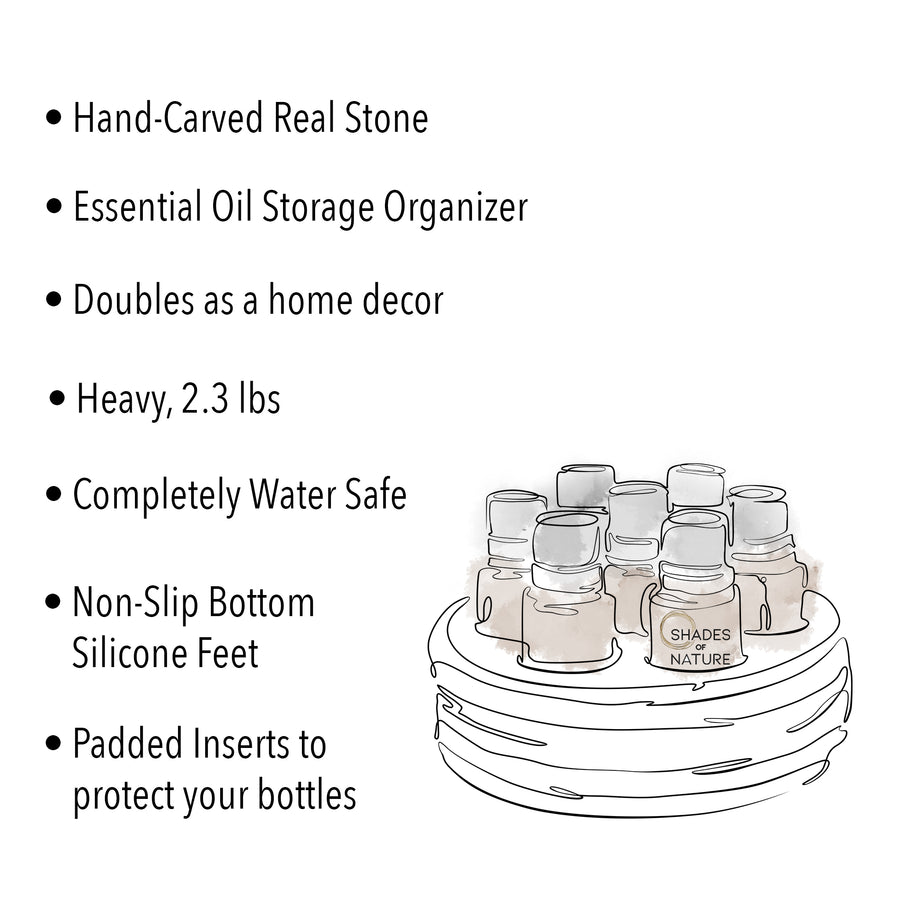 stone essential oil holder